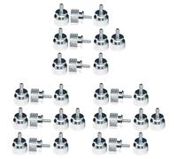 Booso 30 piezas por lote UNC6-32 M3.5 Tornillo de mano para soporte de GPU PSU caja de computadora tornillos de panel lateral PC montaje agua refrigeración plata