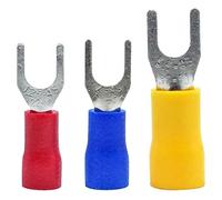 Booso 300 piezas 22-16 16-14 12-10 AWG aisladas tipo U conector de cable eléctrico terminal de crimpado