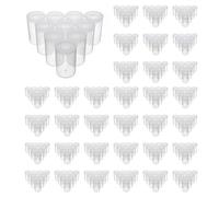 Booso 300 recipientes de plástico vacíos para cámara, carrete de cámara, contenedor de almacenamiento para accesorios, cuentas de arte, monedas, píldoras, transparente