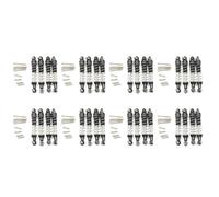 Booso 32 amortiguadores de metal para C14 C24 C34 MN D90 D91 D96 D99 D99S MN90 MN99S RC, piezas de actualización de coche, color negro