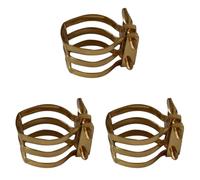 Booso 3X Abrazadera de Boquilla de SaxofóN Alto, Clip de LengüEta, Accesorios de Instrumentos Musicales para SaxofóN Alto Abrazadera