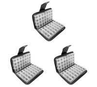 Booso 3X Caja de PíLdoras de 14 DíAs, Organizador de Viaje, Caja de Contenedor de Almacenamiento de Tabletas para Medicamentos, Organizador de PíLdoras Diarias, Organizador de Vitaminas