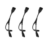Booso 3X IEC320 C8 una 2X C7 y Cable de AlimentacióN de CA Dividido, IEC Figura 8 Macho una 2 Hembras 1 en 2 Cables de AlimentacióN de CA