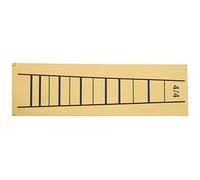 Booso 4/4 - Violín de vinilo con placa de marcador