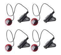 Booso 4 adaptadores AD-20 para guitarra y instrumento musical, color negro