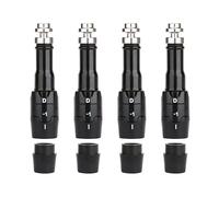 Booso 4 adaptadores de manga de eje de golf 0.350RH para punta de conductor Rogue X2Hot Flash 815 816