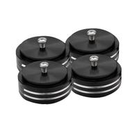 Booso 4 almohadillas de audio HIFI antigolpes para pies, altavoces, amplificador, reproductor de CD, almohadillas para pies, vibración