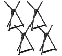 Booso 4 caballetes de mesa, soporte de caballete de metal para pintar y exhibir, caballete de pintura artística de escritorio, soporte de trípode de caballete de pintura