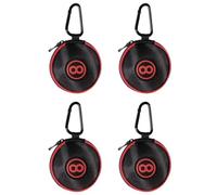 Booso 4 fundas para bolas de taco con clip, bolsa para fijar bolas de taco, bolas de billar, pelota de entrenamiento a tu bolsa de palo de taco