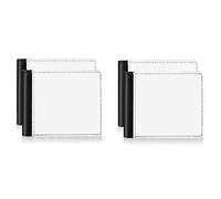 Booso 4 Paquetes Cartera de Sublimación Carteras de para Transferencia de Vacío Carteras para Sublimación Banco para Hombres Regalo Oficina Viaje Fácil Instalación, Negro
