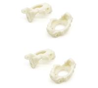 Booso 4 piezas de bloque de rueda delantera C-Hub 7187 para -10 DBX10 10421-S 9102 1/10 RC accesorios de piezas de repuesto de coche