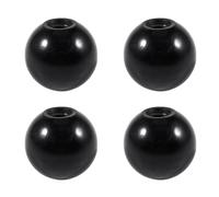 Booso 4 pomos de repuesto de baquelita negra de 35 mm de diámetro