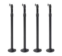 Booso 4 soportes universales para proyector, montaje en techo, montaje en pared, soporte giratorio de 360°, M6