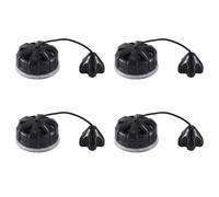 Booso 4 válvulas de descarga de buceo BCD, válvula de liberación de presión para bolsa de elevación de buceo, repuesto de equipo de agua