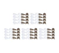 Booso 40 Pares de Anteojos de Seguridad, Protectores Laterales, Antideslizantes, Transparentes, Flexibles y Antideslizantes, Se Ajustan una Anteojos PequeñOs y Medianos