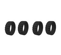 Booso 4piezas 9.0Mm Popular para Mujeres Anillos Geniales de Silicona RectáNgulo Anillo de Bodas de Silicona NeumáTico Ambiental Anillo Deportivo 14