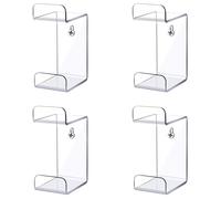 Booso 4X Soporte Universal para Controlador de Juegos Soporte para Auriculares Montado en la Pared Soporte para Ahorro de Espacio Soporte para Gamepad Soporte de Pared para