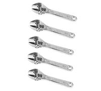 Booso 5 llaves inglesas ajustables de metal de 4 pulgadas y 100 mm