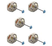 Booso 5 piezas de repuesto accesorio de reparación de movimiento de reemplazo de reloj de cuarzo con varilla para RONDune 762, ver imagen