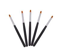 Booso 5 unids Uv Gel Cepillo Nail Art Gradiente Pintura Dibujo Cepillo Negro DIY Manija Herramienta de Manicura Nail Art Cepillo