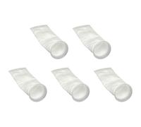 Booso 5X 200μm 4x15 Pulgadas Bolsa de Calcetin de Pre-Filtro de Fieltro de Sumidero Marino Acuario de Peces