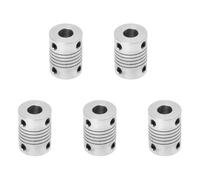 Booso 5X Eje del Motor Acoplamiento de Haz Helicoidal de 8 mm A 8 mm D18L25