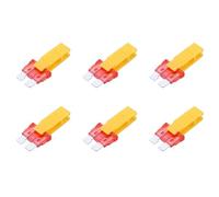 Booso 6 herramientas de extracción de fusibles de automóvil para fusibles de coche (amarillo)