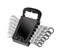 Booso 6 llaves de trinquete móviles bidireccionales, llave manual rápida de doble propósito, 6 unidades [8/10/12/13/14/17]