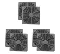 Booso 6 unidades de protectores de soplador a prueba de polvo ABS para computadora, rejilla de ventilación de 120 mm, filtro de ventilador, cubierta de malla, filtro de ventilador sin herramientas
