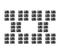 Booso 60 piezas guitarra trémolo puente abrazadera de sillín bloqueo de presión cadena insertar bloque de metal para guitarra eléctrica piezas accesorios