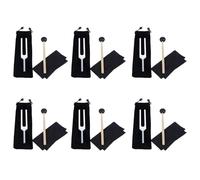 Booso 6X DipasóN de 528 Hz, DiapasóN de Solfeo Plateado de 528 Hz para Instrumento Musical, MeditacióN, RelajacióN