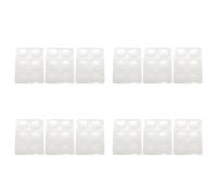 Booso 72 Piezas BaterÍA Amortiguadora De Gel Almohadillas De Silicona Silenciador Para Tambores Control De Tono: Transparente