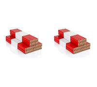 Booso 72 Piezas Lápices de Construcción de 7 Pulgadas Lápices de Madera Lápices de Carpintero Planos Octogonales Marcado de Carpintería