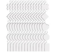 Booso 75 Piezas de de SublimacióN en a Granel, de MDF de Doble Cara para Transferencia de para Bricolaje y Manualidades.