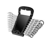 Booso 8 llaves de trinquete móviles bidireccionales, llave manual rápida de doble propósito, 8 piezas [8/10/12/13/14/16/17/18]