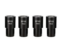 Booso 8 oculares de campo ancho WF10X para microscopio biológico, lente óptica, gran angular, 23,2 mm, tamaño de montaje