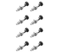 Booso 8 pasadores de émbolo de índice de bloqueo automático de acero inoxidable M10 con función de autobloqueo para dividir