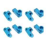 Booso 8 piezas de soporte de brazo de suspensión frontal separado de metal para XV-01 XV01 1/10 RC Car Upgrades Parts Accessories