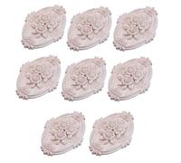 Booso 8X Adorno de Madera Retro Apliques Talla Adorno para Puerta de Gabinete Decoración de Muebles (13X9Cm)