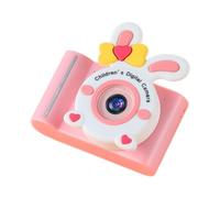 Booso A16S HD Doble Lente 4000W Pixel Doble Cámara Frontal Trasera Tarjeta de Memoria Batería de Litio Cámara para Niños, Rosa Resistente Fácil de Usar