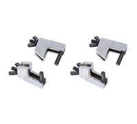 Booso Abrazadera de línea de freno, 4 alicates de abrazadera de manguera, abrazadera de línea de freno de metal adecuada para mangueras flexibles mangueras de combustible