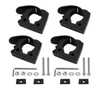 Booso Abrazadera universal de instalación rápida con kit de instalación para abrazadera de fijación de tuberías de 3-4 cm