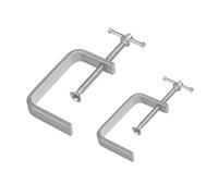 Booso Abrazaderas de valla para carpintería, clip de fijación para carpintería, abrazadera en G resistente, abrazadera en G para carpintería, borde de carpintería