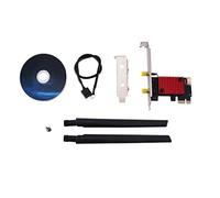 Booso Adaptador inalámbrico WiFi 6 AX200 PCIE de 3000 Mbps Bluetooth 5.2, tarjeta WiFi de doble banda 2.4G 5Ghz 802.11AX Win 10 11