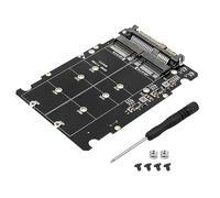 Booso Adaptador PortáTil SFF-8639 NVME U.2 una NGFF M.2 M Key y B Key SSD PCIE3.0 X16 GEN3 para 2280 2260 2242 2230 SSD