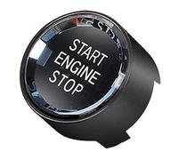 Booso Adhesivo para botón de encendido y parada del motor para serie 1, 2, 3, 4, 5, 6, 7, F20, F22, F23, F30, F34, F10, F18, F12, F07, F01, color negro