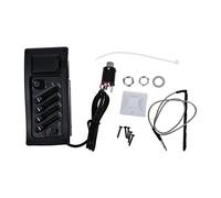 Booso - Amplificador ecualizador de guitarra Preamp 4-Band EQ 7545R Piezo Preamplificador acústico