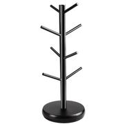 Booso Árbol para Tazas de Café, Soporte para Tazas de Café Giratorio de 360 Grados con 8, Estante de Exhibición Multifunción para Mostrador de Café, Base Más Gruesa