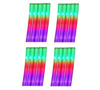 Booso Barras Luminosas LED de Espuma RGB de Colores, Tubos de Animación Adecuados para Diversas Actividades en la Oscuridad