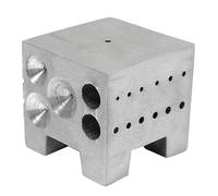 Booso Bloque de cúpula de perforación de reloj, aleación de zinc, piezas de joyería, soporte de reparación, herramienta de reparación de bloques de cúpula, accesorios de repuesto, Como se muestra en